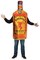 The Costume Center Gold and Black Fireball Bottle Shaped Men Adult Halloween Costume